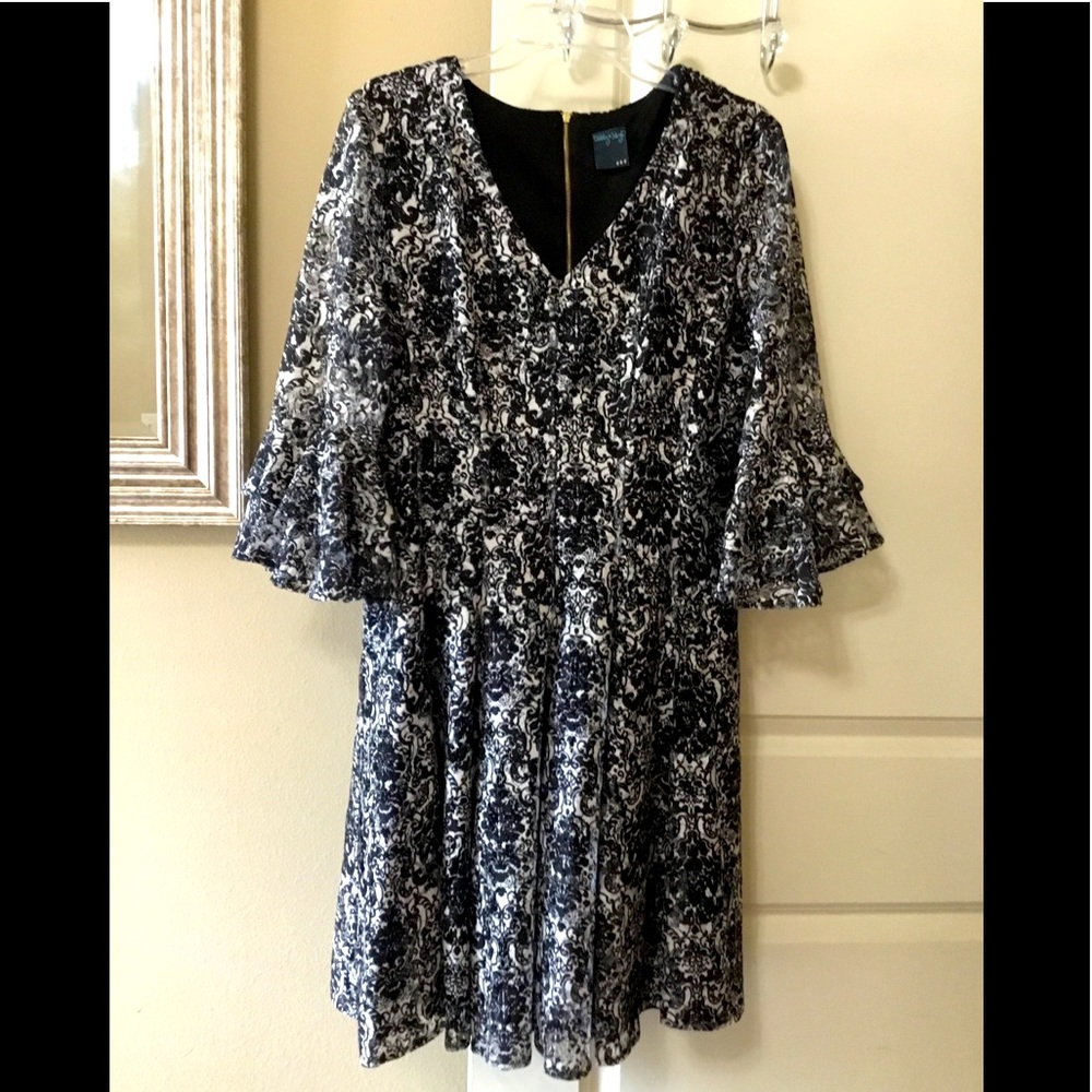 Gabby Skye Fit And Flare Dress